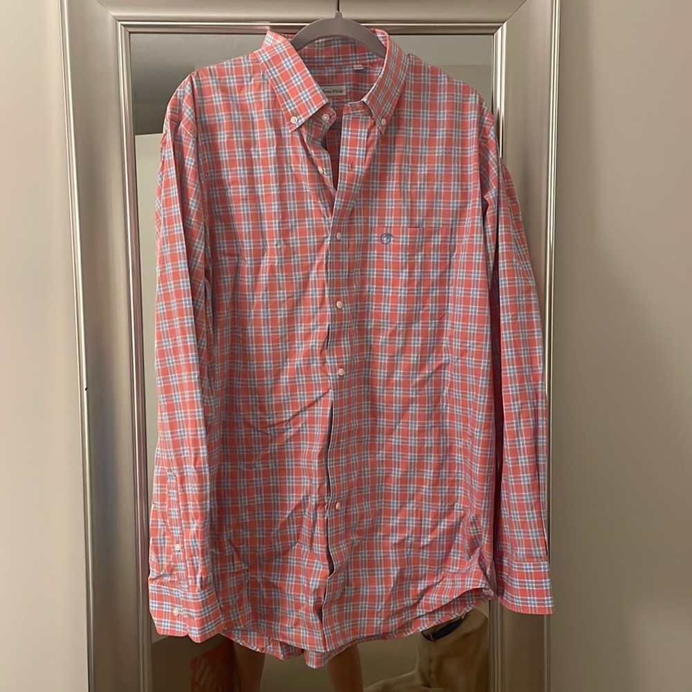 Peach State Pride Long Sleeve Cotton Polo